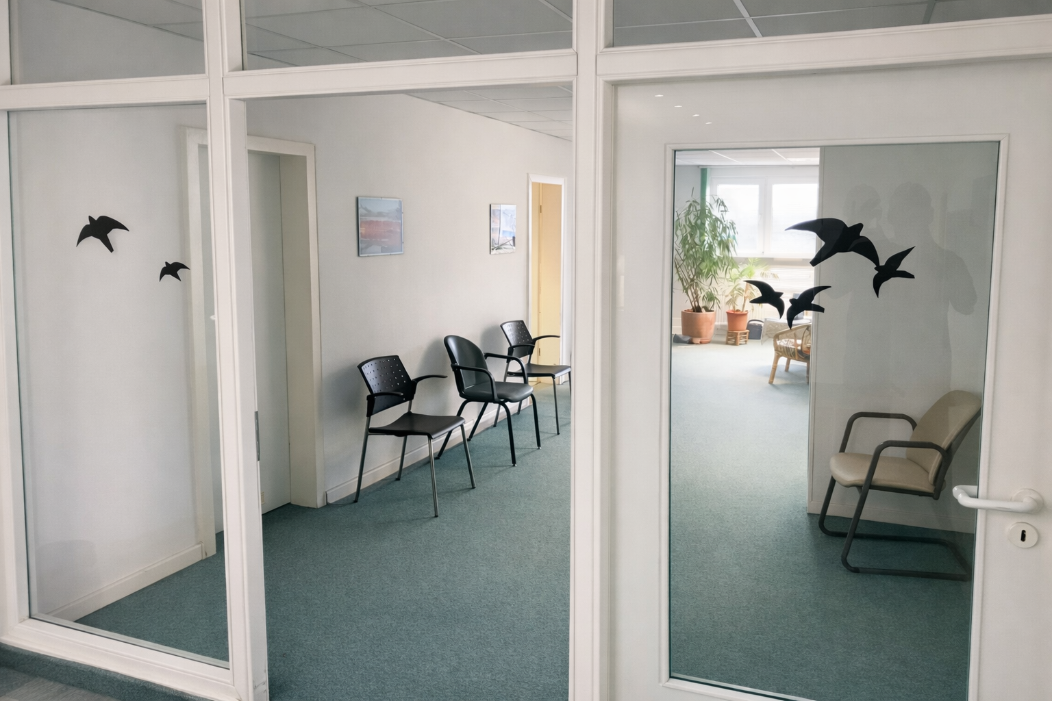 Praxisflur der urologischen Facharztpraxis